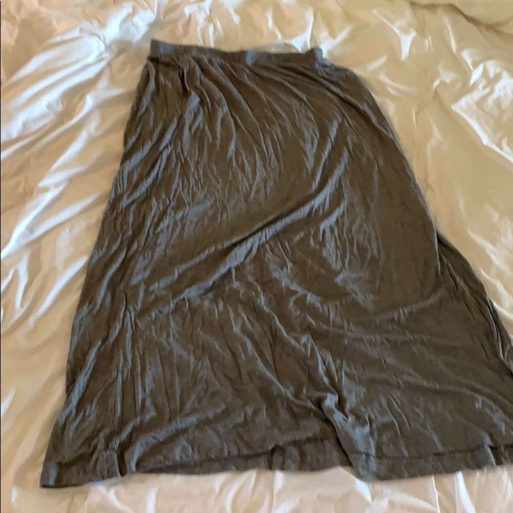 H&M long gray skirt